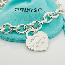 Customized Return to Tiffany Heart Tag New York Necklace 16, 17, 18, 19, 20 Inch