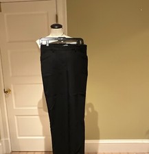 Chicos Summer Navy Blue Capris with Silver Details