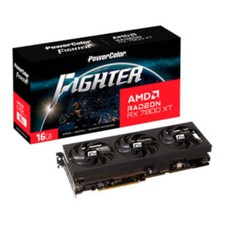 Powercolor Amd Radeon Rx 7800 Xt Fighter 16gb Gddr6 Graphics Card