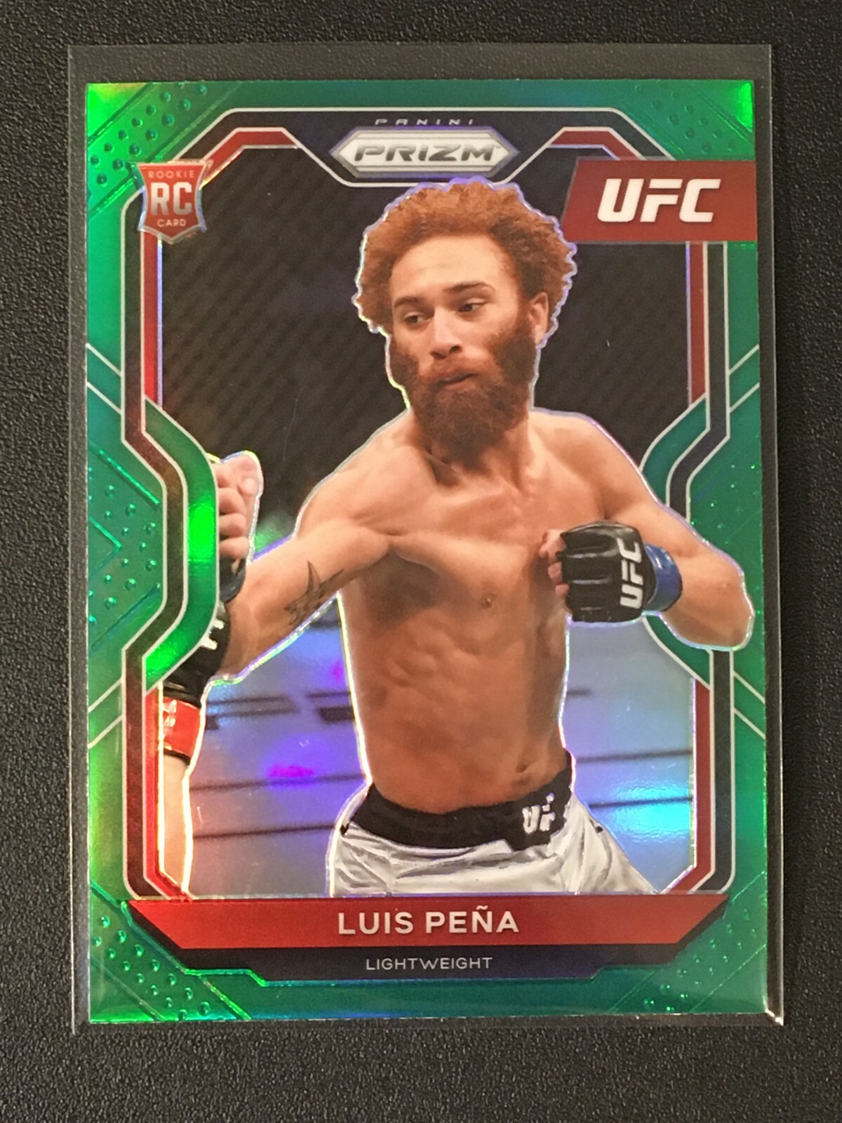 2021 Panini Prizm UFC Luis Pena Green RC #27