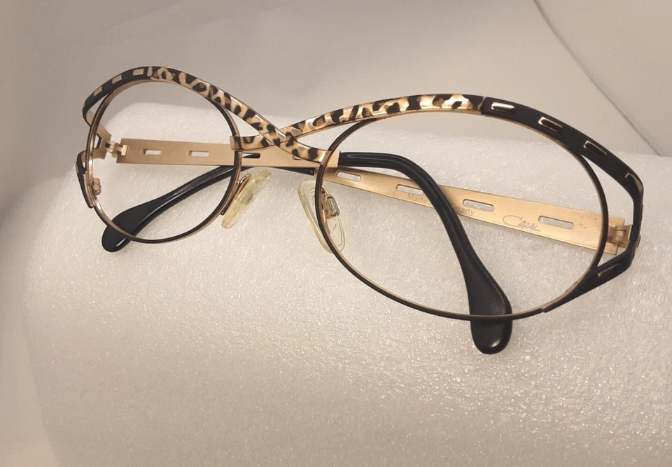 Cazal MOD 995 COL.529 太阳镜框 54□20 135 黑金 — 第 2/4 张图片