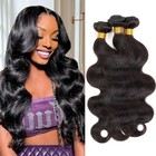 100% Human Hair Bundles Body Wave Bundles Remy Virgin Hair Extensions Weft