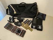 weight lifting belt wrist knee straps