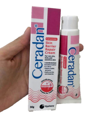 30g Ceradan Ceramide Skin Barrier Repair Cream Very Dry Irritated Sensitive Skin