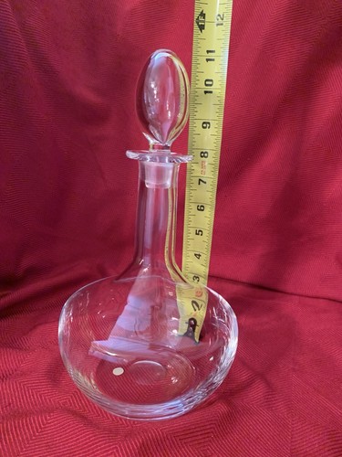 Vintage Tiffany & Co France Crystal Brittania Liquor Decanter & Stopper Signed - Picture 6 of 24