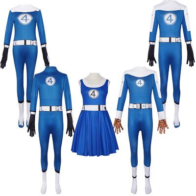 The Fantastic Four First Steps Jumpsuit Reed Invisible Woman The Thing Bodysuits