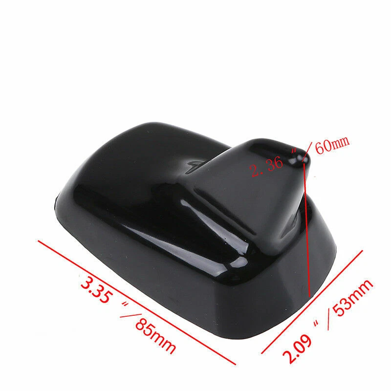 Cubierta de antena aérea estilo aleta de tiburón decorativa maniquí techo negro automático para Audi Foto 4 de 4