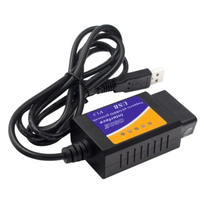 ELM327 Schnittstelle USB OBD2 OBDII Diagnose Auto Auto Scanner Scan Tool Kabel