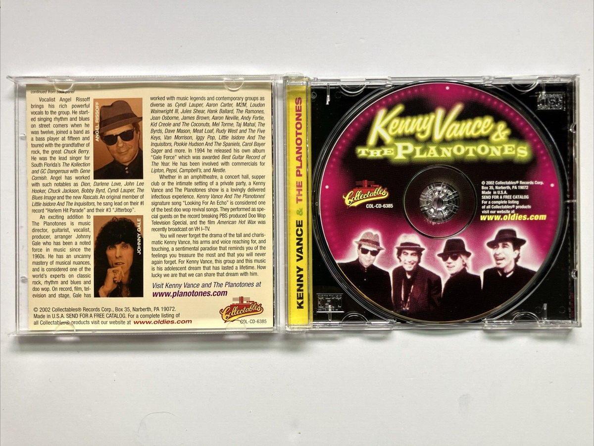 Kenny Vance CD - The Planotones CD - Collectables - Near Mint