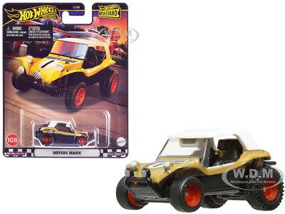 Buggy Meyers Manx VW Clairbois - Jouet à Tirer/pousser Années 70 - Orange Quasi Neuf