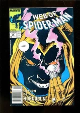 WEB OF SPIDER-MAN 38 (6.5) NEWSSTAND HOBGOBLIN RETURNS MARVEL (b049)