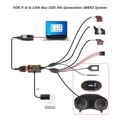 GODIAG GT115 For V-A-G M-Q-B IMMO4 CAN-Bus UDS 4th IMMO SystemTest Platform - Picture 2 of 13