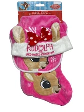 Rudolph The Red Nosed Reindeer Clarice Baby Set First Christmas Hat Bib Stocking