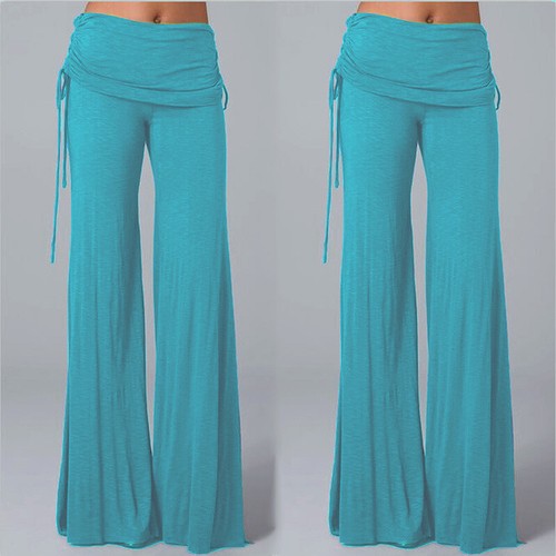 New hot selling loose flared pants, popular wide leg long pants for women - Picture 31 of 31