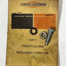 NOS OEM Harley-Davidson Aermacchi 92971 Throttle Grip Retaining Screw Kit AMF