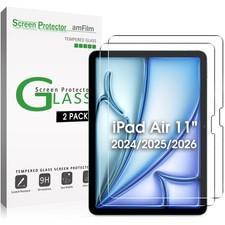 amFilm Screen Protector for iPad Air 11 Inch OLED M2 M3 M4 2024 2025 2026...