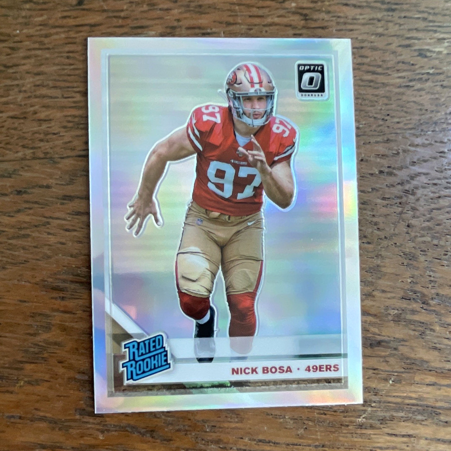 Nick Bosa Panini Donruss Optic #168 Holo