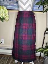 Vintage James Pringle Weavers Made In Scotland 100 Wool Kilt