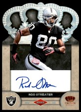 2012 Panini Crown Royale #40 Rod Streater Rookie Signatures Silver #/25
