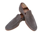 Magnanni Flex Beige Brown Suede Leather Plain Toe Loafer Dress Shoe SZ 8 — photo 3