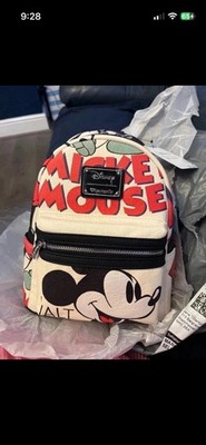 Traditioneller Micky Mouse Loungefly Rucksack Pre Funko Exklusiv Brandneu