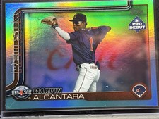 2025 Topps Pro Debut Marvin Alcantara #PD-23 Aqua Foil /75 (RC)