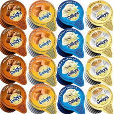 Coffee Creamer Singles Variety Pack 100 Count Liquid, Shelf Stable, Non-Dairy