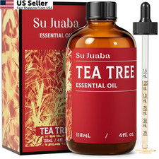 Tea Tree Oil SU JUABA Pure Essential Extract for Toenail Skin Face Hair Body USA