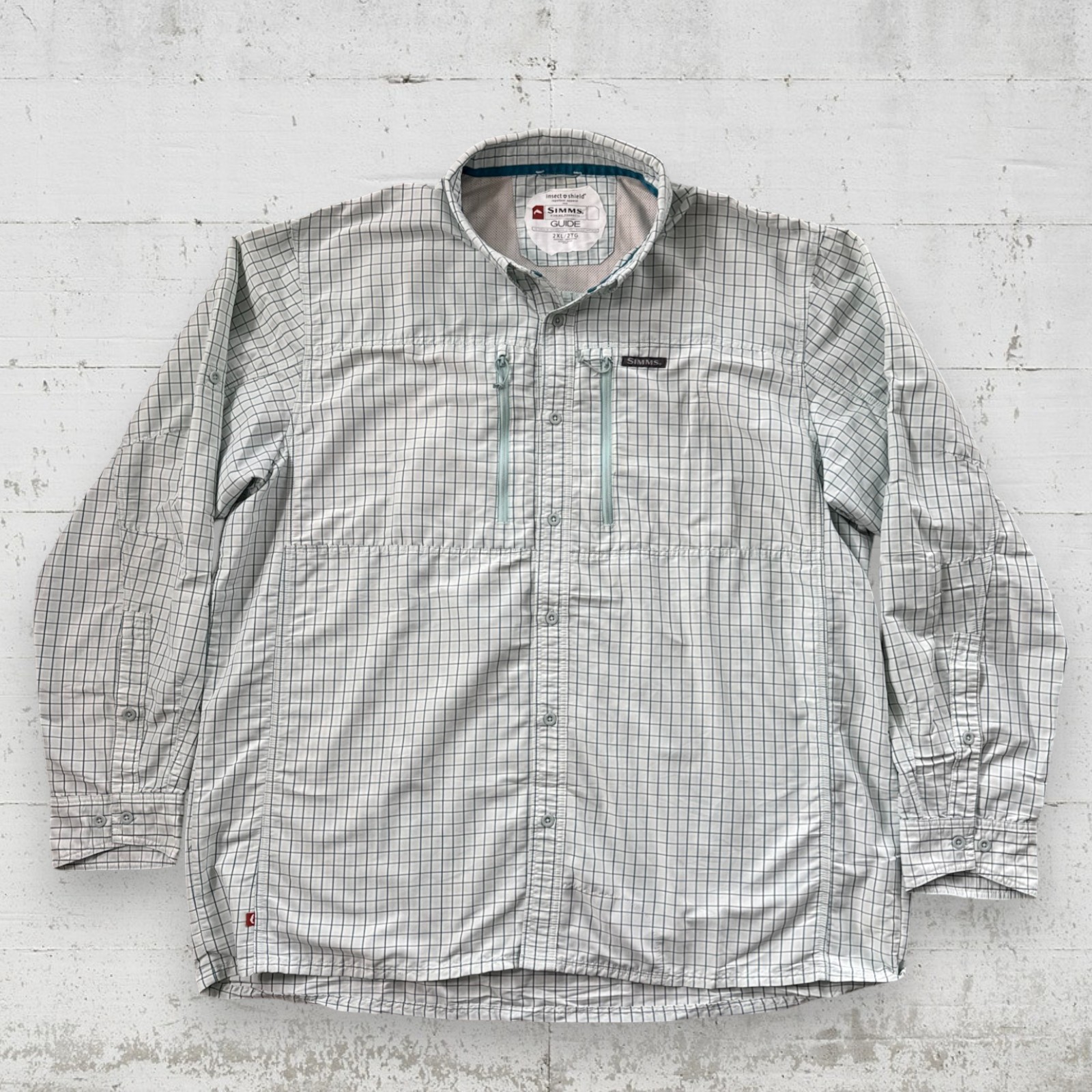 SIMMS Insect Shield Vented Button Up Fishing Shir… - image 1
