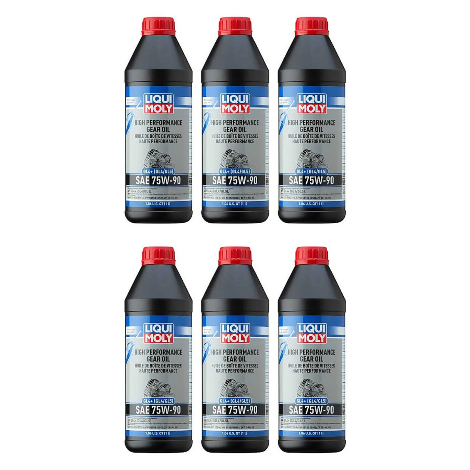 Gl4 Sae 75w 90 Pack Of 6 Liqui Moly 20012