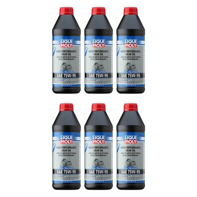 High Performance Gear Oil GL4 SAE 75W 90 Pack of 6 Liqui Moly 20012