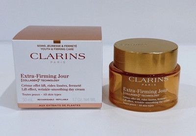 CLARINS Extra-Firming Jour Collagen ³ Technology All Skin Types 50ml/BNIB