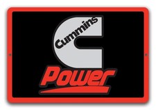Cummins Power Diesel Aluminum Tin Sign 12 X 18 Cummins Power Diesel Aluminum Tin Sign 12 X 18