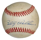Billy Williams Autographed Official National League Baseball JSA Cubs