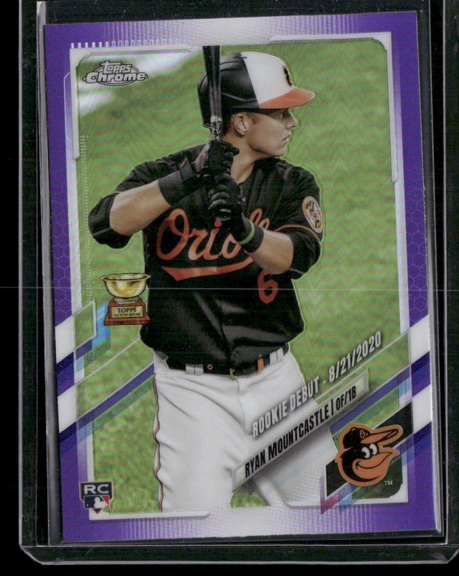 2021 Topps Chrome Update #USC39 Ryan Mountcastle Purple Refractor