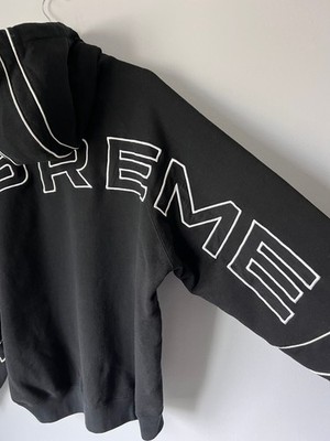 Supreme Paneled Hoodie - Size Large - Black | eBay