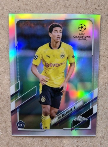 2020-21 Topps Chrome UEFA Jude Bellingham REFRACTOR RC #68 REAL MADRID 