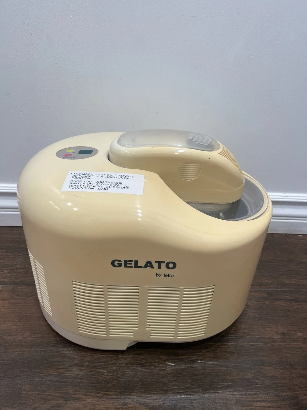 Gelato by Lello 4070 Frozen Dessert Automatic Ice Cream Maker 1 Quart