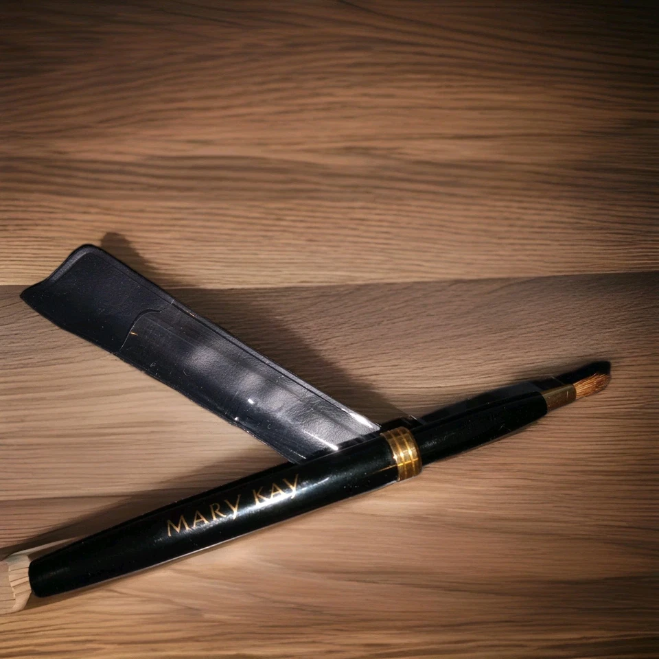 Cepillo de labios retráctil Mary Kay vintage raro nuevo en paquete con estuche Foto 2 de 2