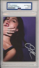 Olivia Rodrigo SIGNED GUTS ALBUM COVER CARD Autograph PSA DNA Certified COA