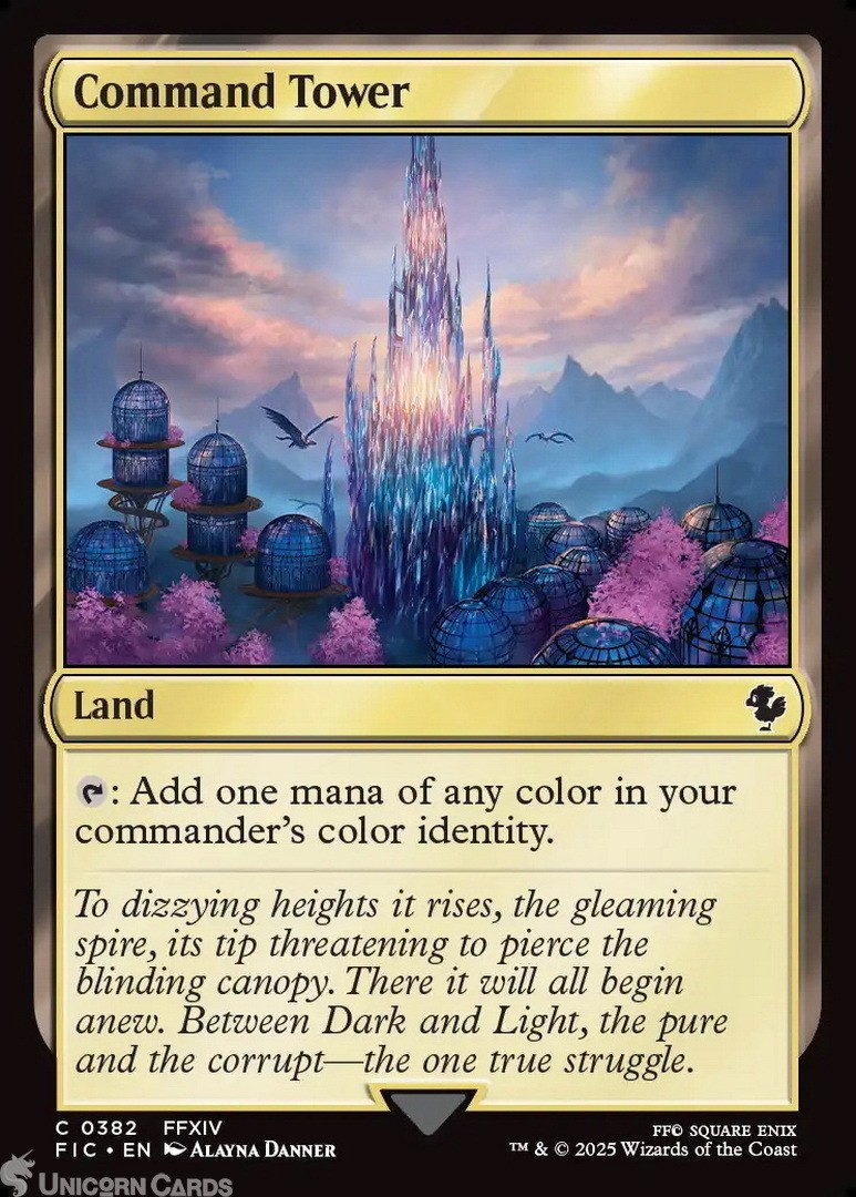 Command Tower : Mint MTG Card : Final Fantasy Commander Decks