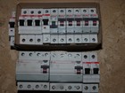 2 FI-Schutzschalter 40A 0,03A 11x B16 und 2xB10 LS AED und ABB