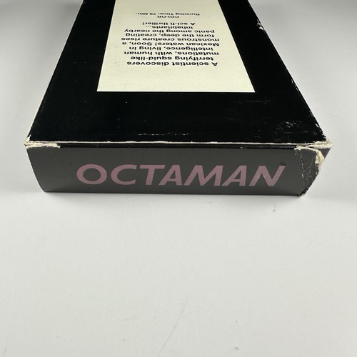 Octaman VHS Horror World Video Pictures Creature Monster Rare Version - Picture 5 of 6