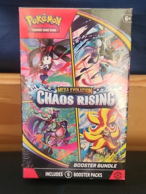 Pokemon TCG Mega Evolution Chaos Rising Booster Bundle Sealed