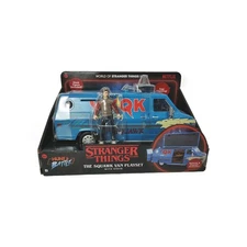 Netflix Stranger Things The Squawk Van Playset with Steve Free  Wheeling