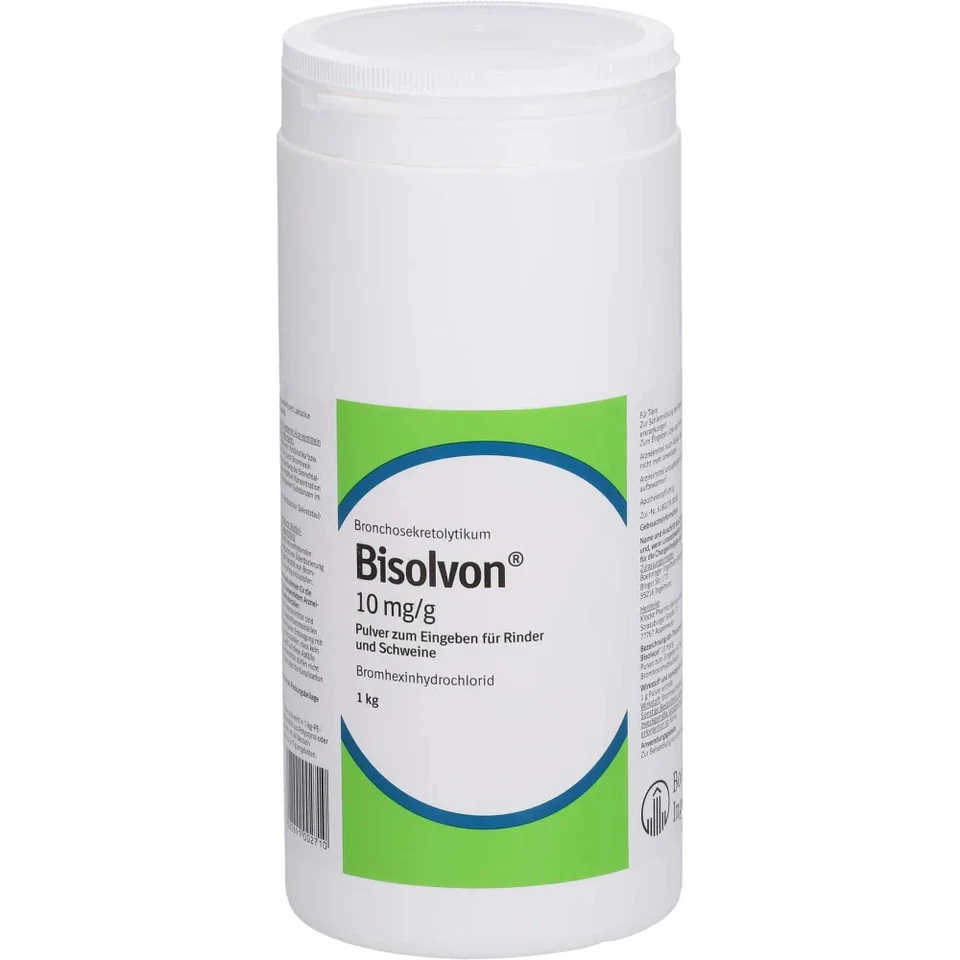 BOEHRINGER INGELHEIM VETMEDICA GMBH Bisolvon 10 Mg/g Pulver F.rinder/schweine 1000g - 03987656