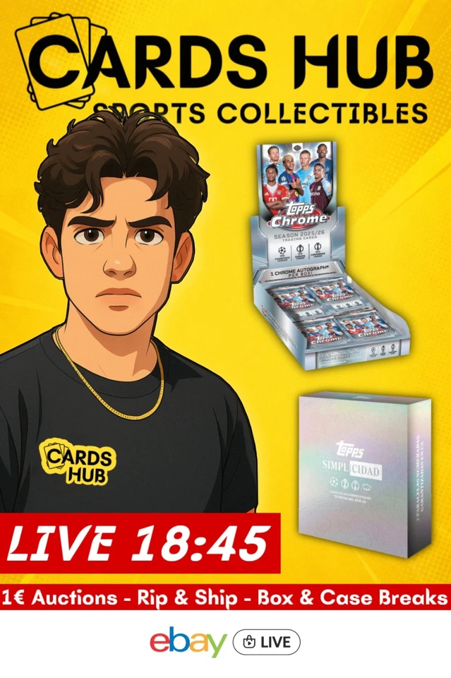1€ START BOX BREAKS! 25/26 UCC Simplicidad + 25/26 Chrome UCC Hobby