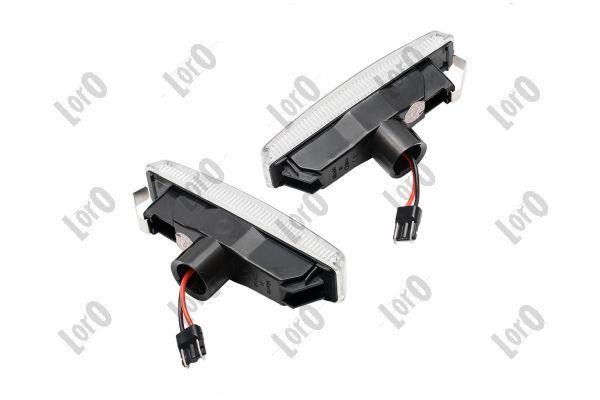 ABAKUS LED Turn Signal Light Set L04-140-014LED-D for BMW, Pair, Clear Lens