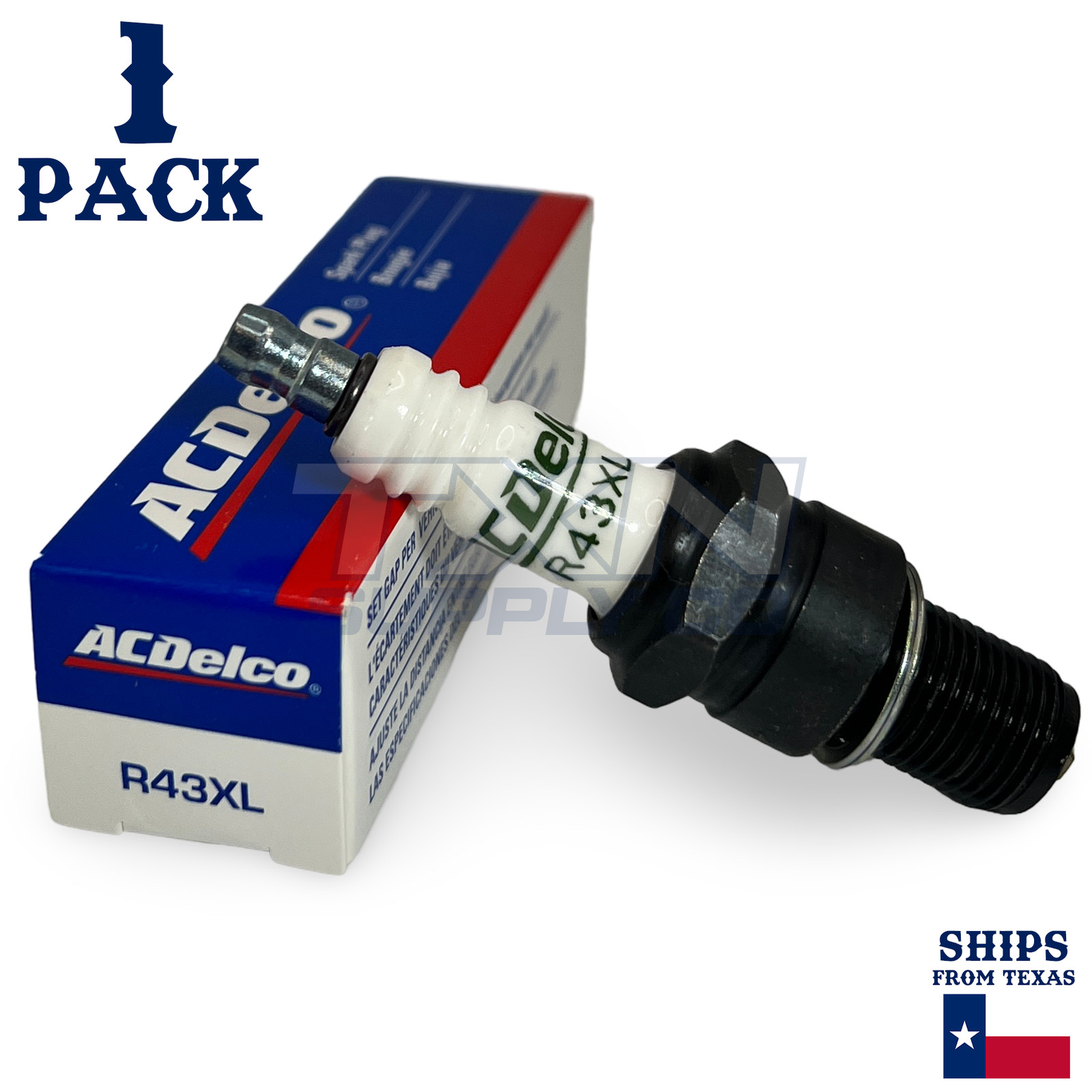 1 Pack Genuine GM ACDelco Spark Plugs R43XL