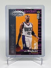 1995-96 UD Collector's Choice Crash the Game Silver Set Vin Baker #C9